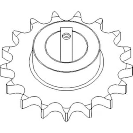 Aftermarket 87731456 Loading Auger Drive Sprocket Fits CaseIH Combine 7010 7120 8010 8120 COH60-0062